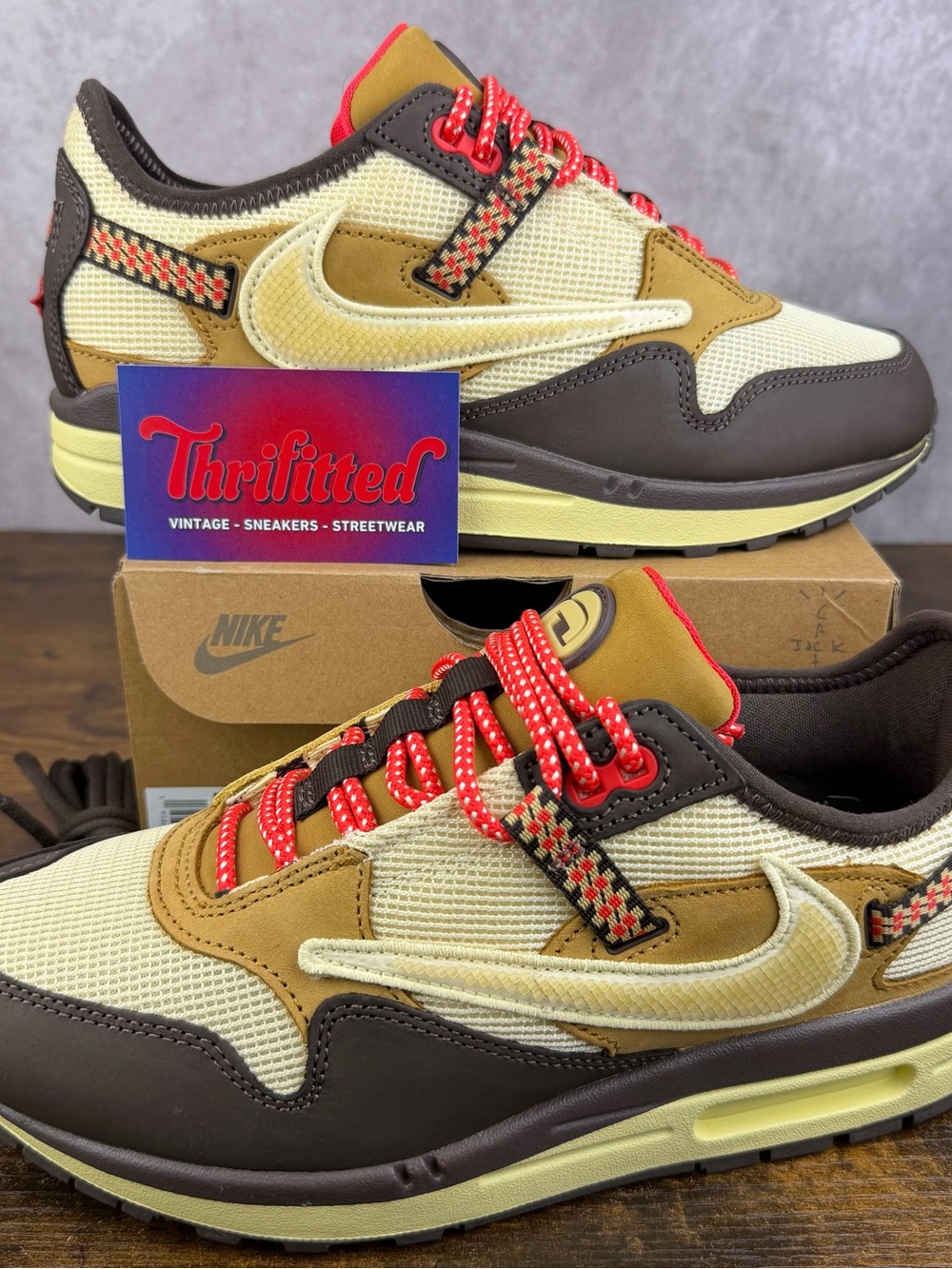 Nike Air Max 1 Travis Scott Baroque Brown Size 7 DO9392-200 Men’s Shoes OG Rare